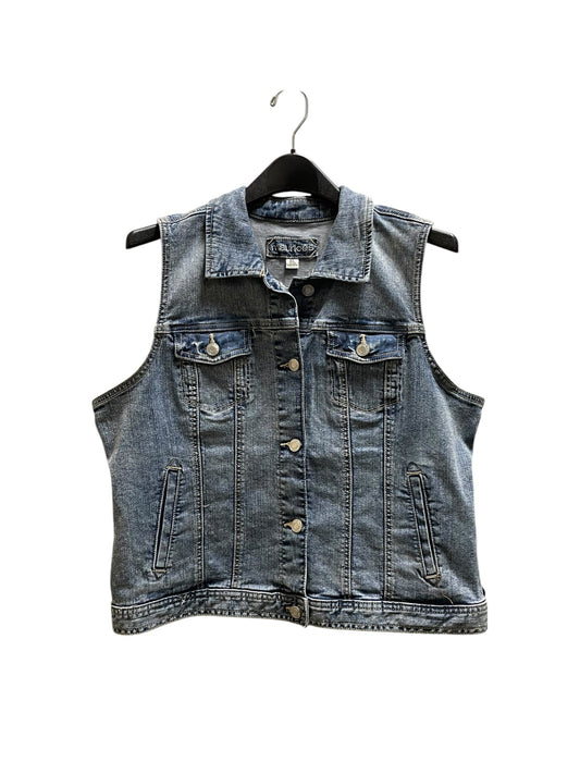 Vest Other By Maurices In Blue Denim, Size: Xl