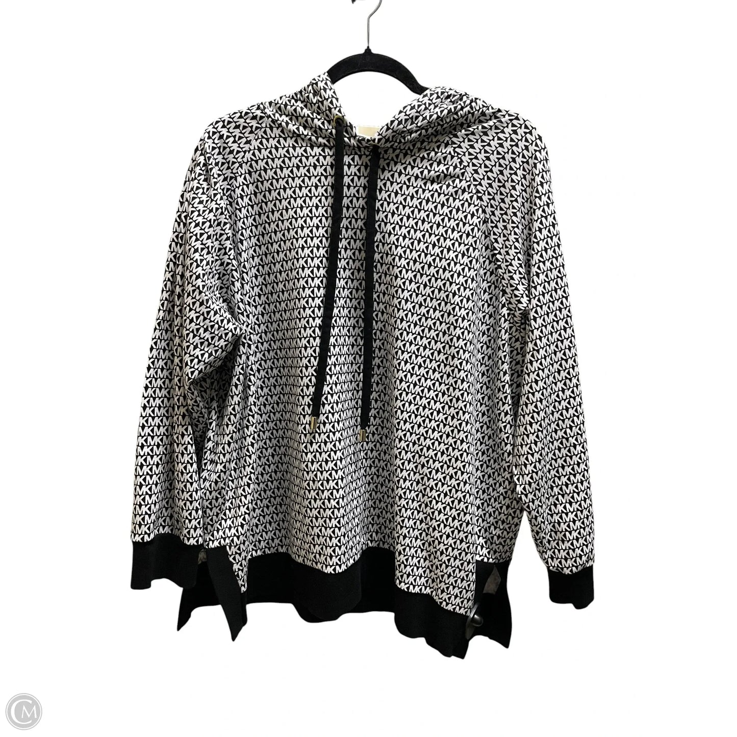 Sweatshirt Hoodie By Michael By Michael Kors In White, Size: L