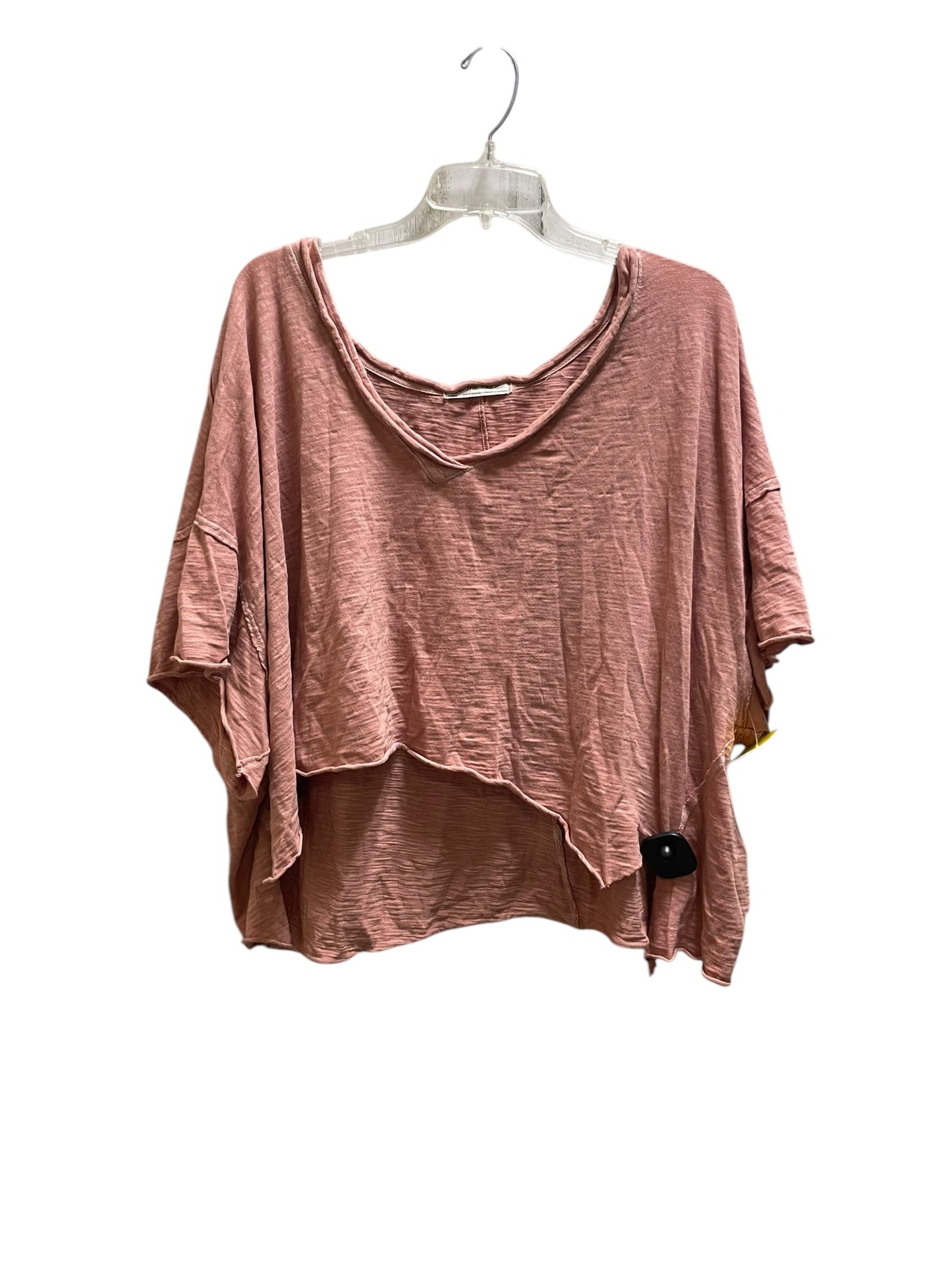 Top Short Sleeve By We The Free In Pink, Size: L