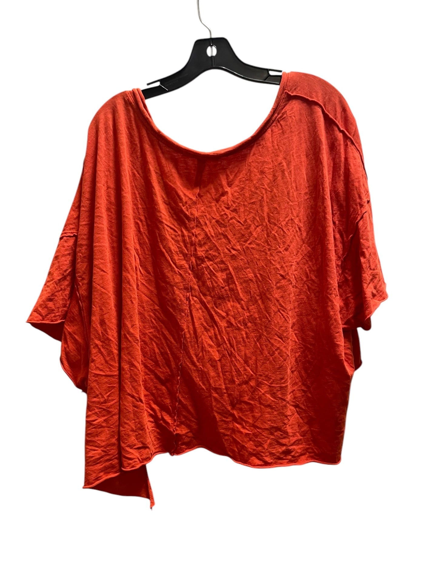 Top Short Sleeve By We The Free In Orange, Size: L