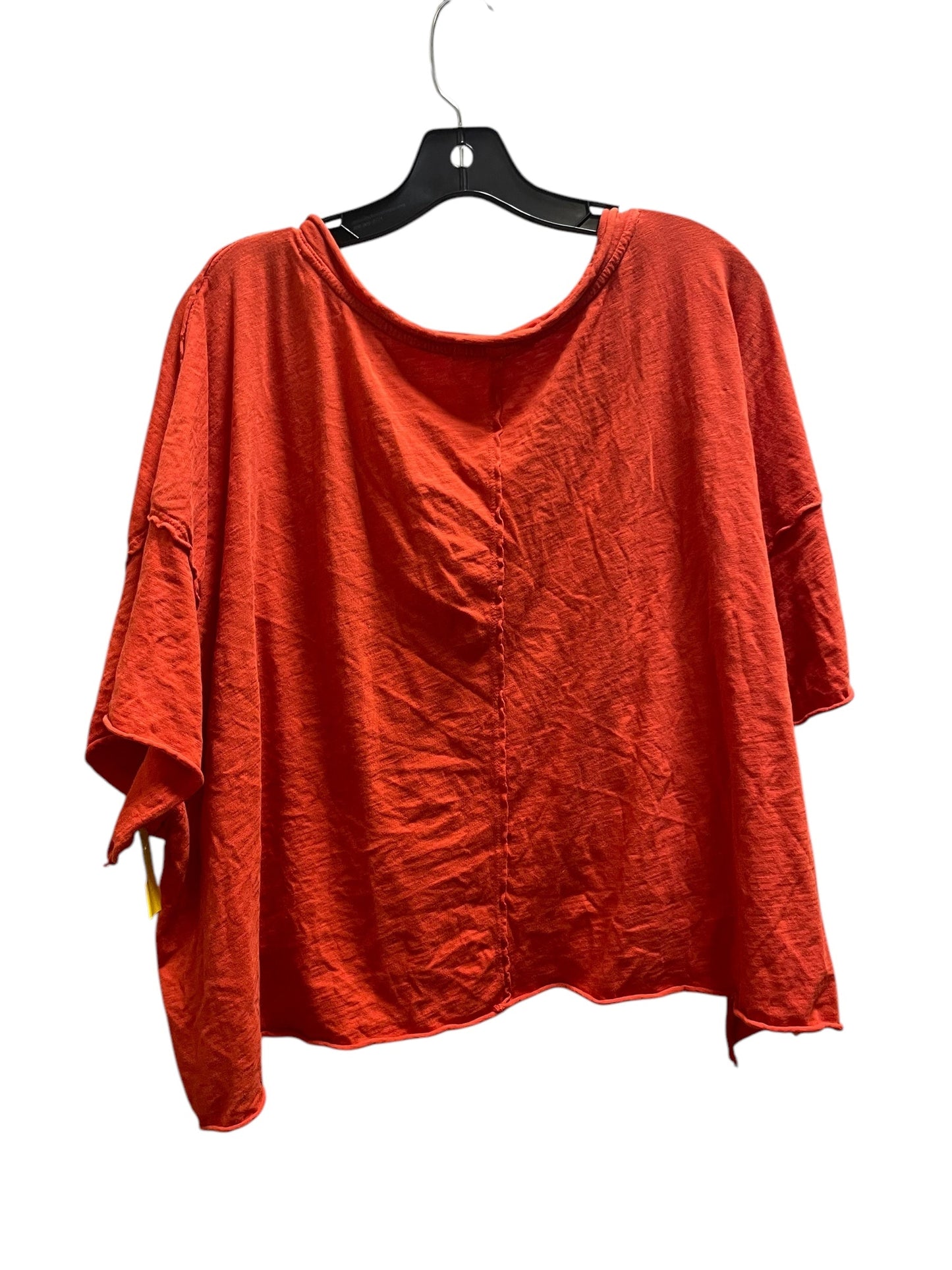 Top Short Sleeve By We The Free In Orange, Size: L