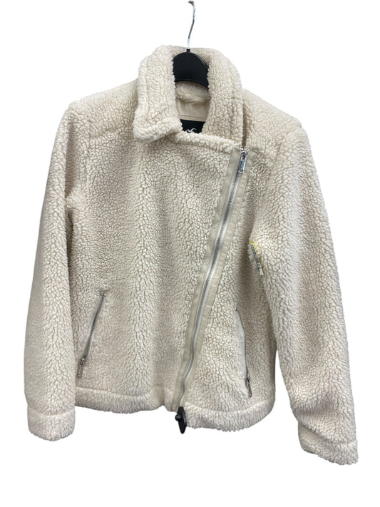 Jacket Fleece By Hollister In Cream, Size: M