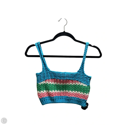 Top Sleeveless By Zara In Multi-colored, Size: S