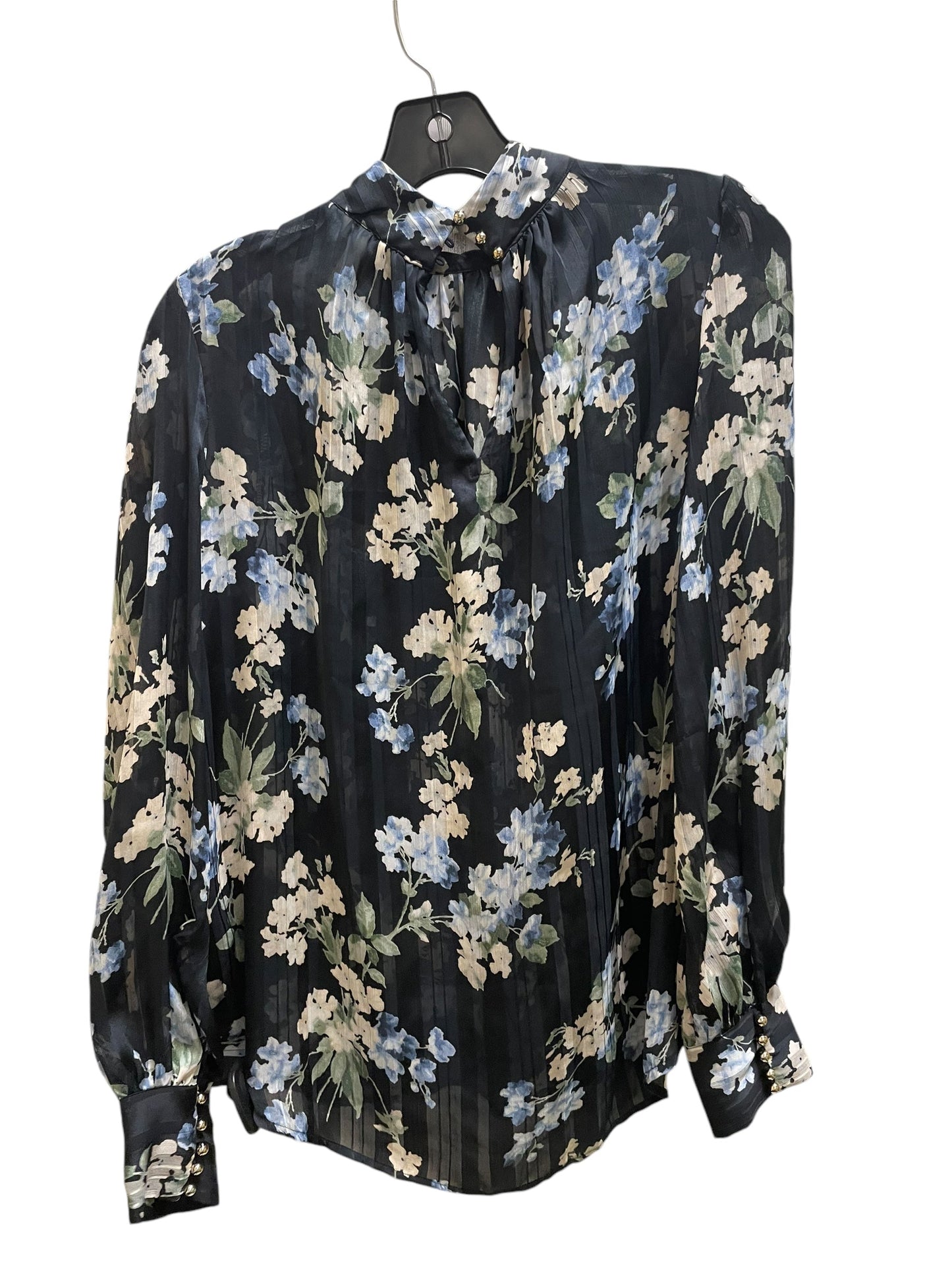 Top Long Sleeve By H&m In Floral Print, Size: Xs