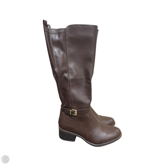 Boots Knee Flats By White Mountain In Brown, Size: 11