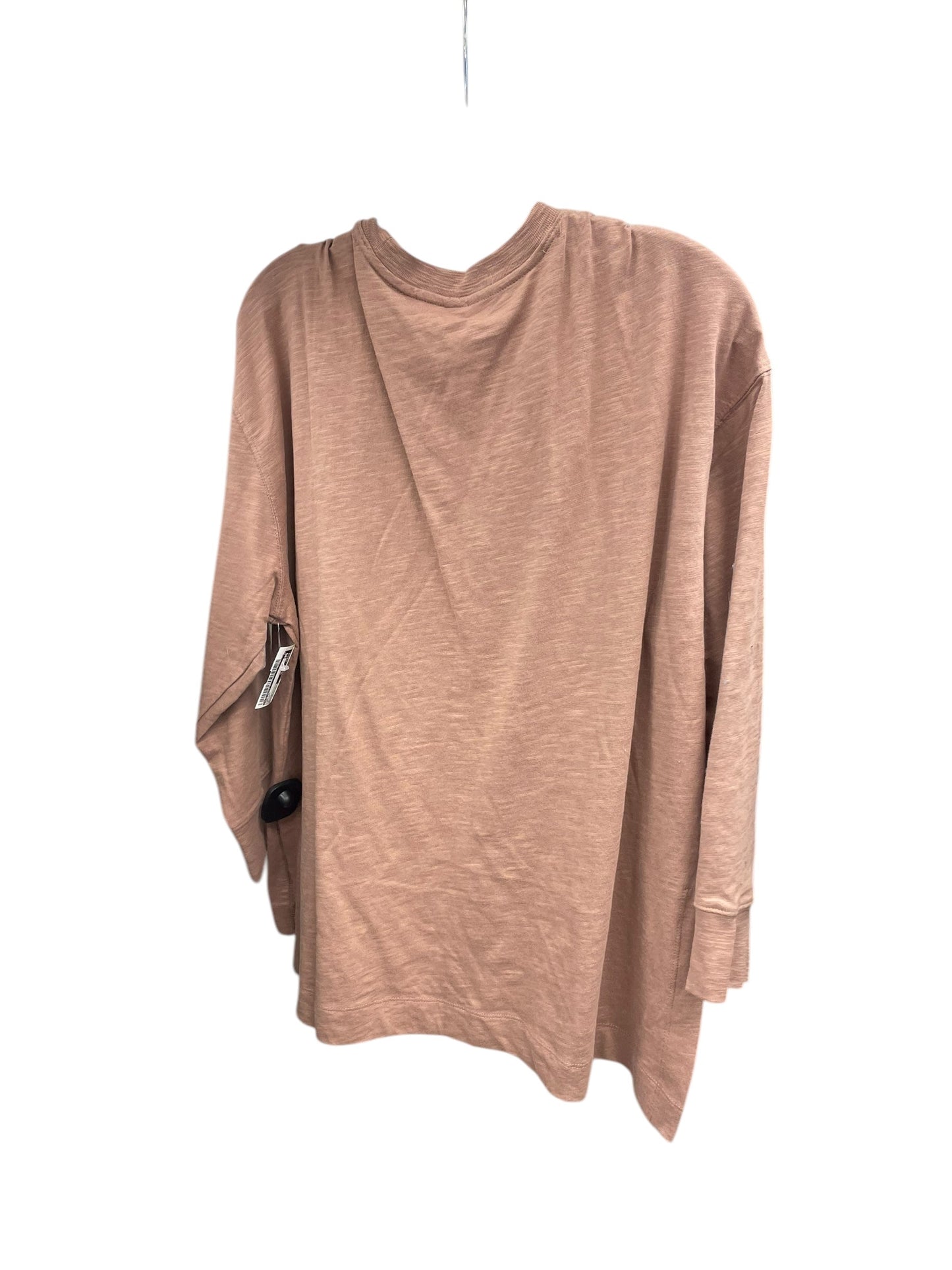 Top Long Sleeve By Old Navy In Brown, Size: M