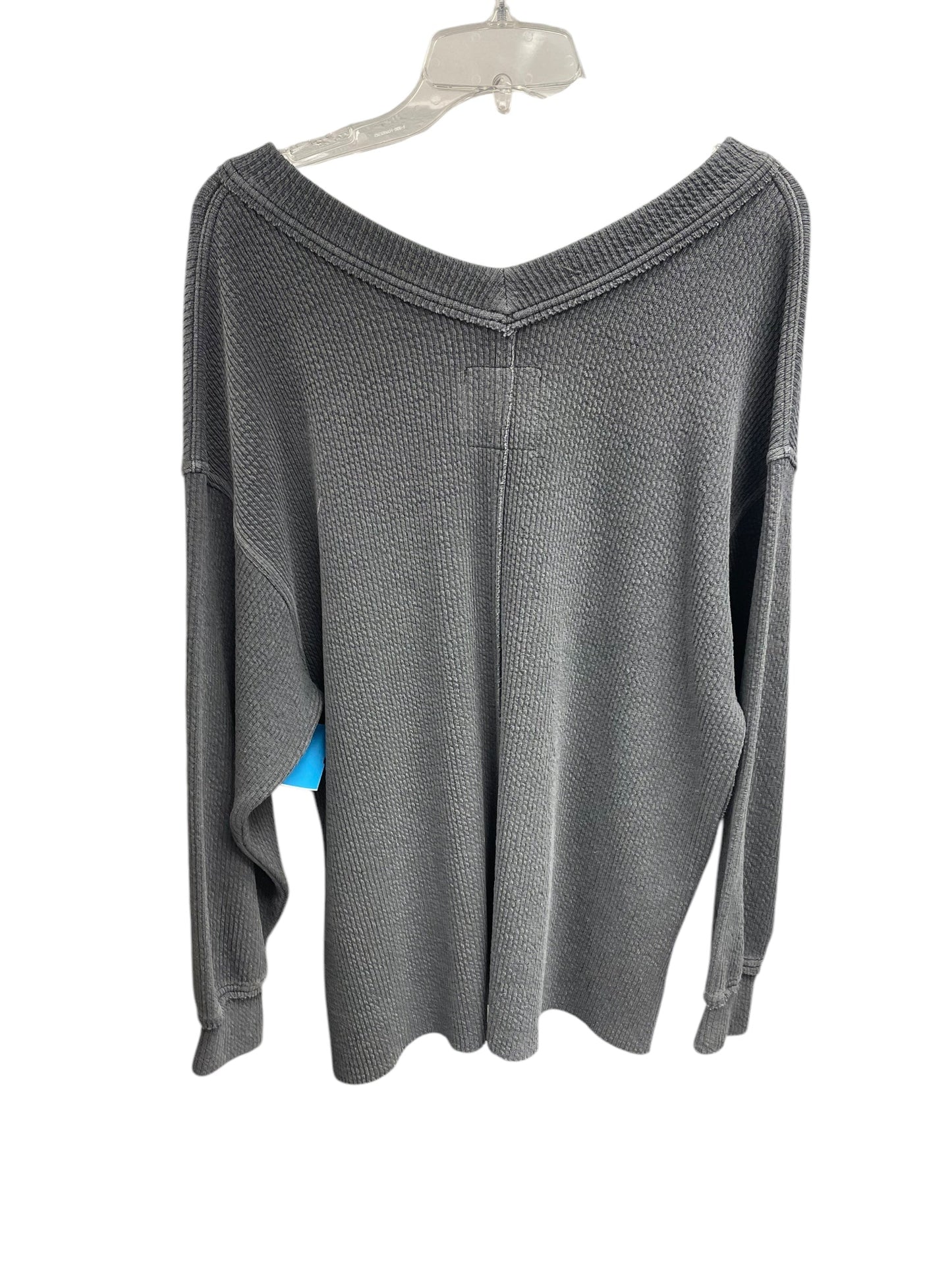 Sweatshirt Crewneck By Aerie In Grey, Size: S