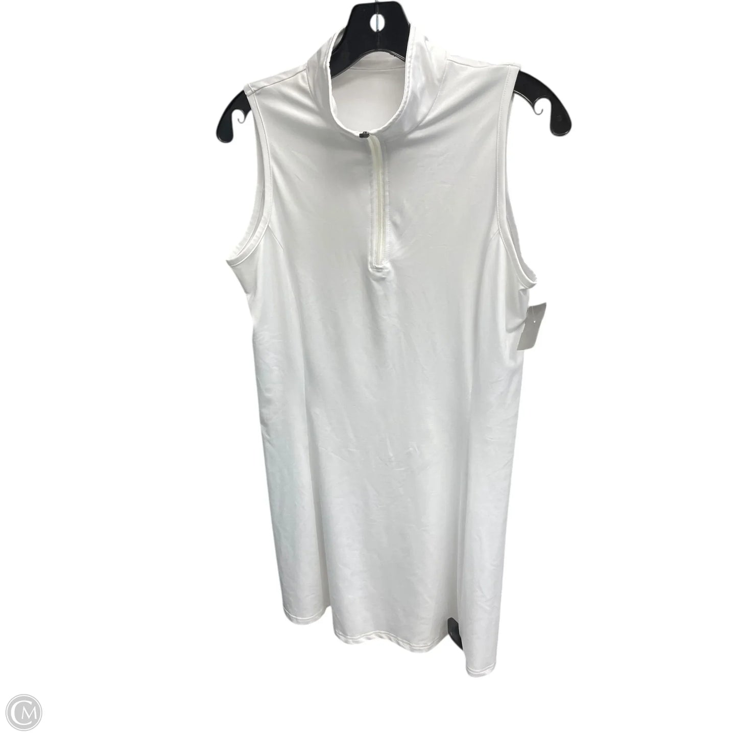 Athletic Dress By Clothes Mentor In White, Size: L