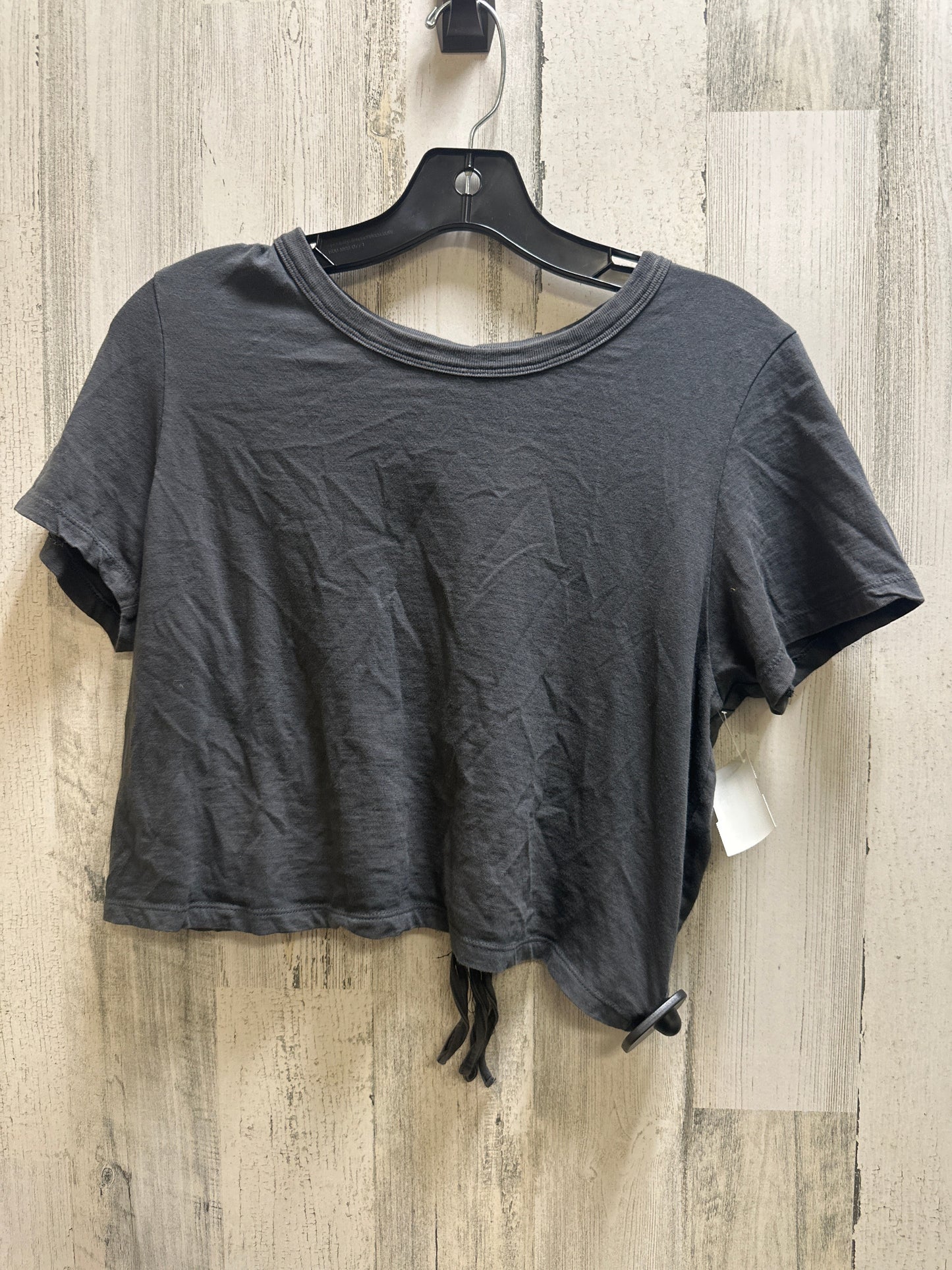 Black Top Short Sleeve Basic Aerie, Size L