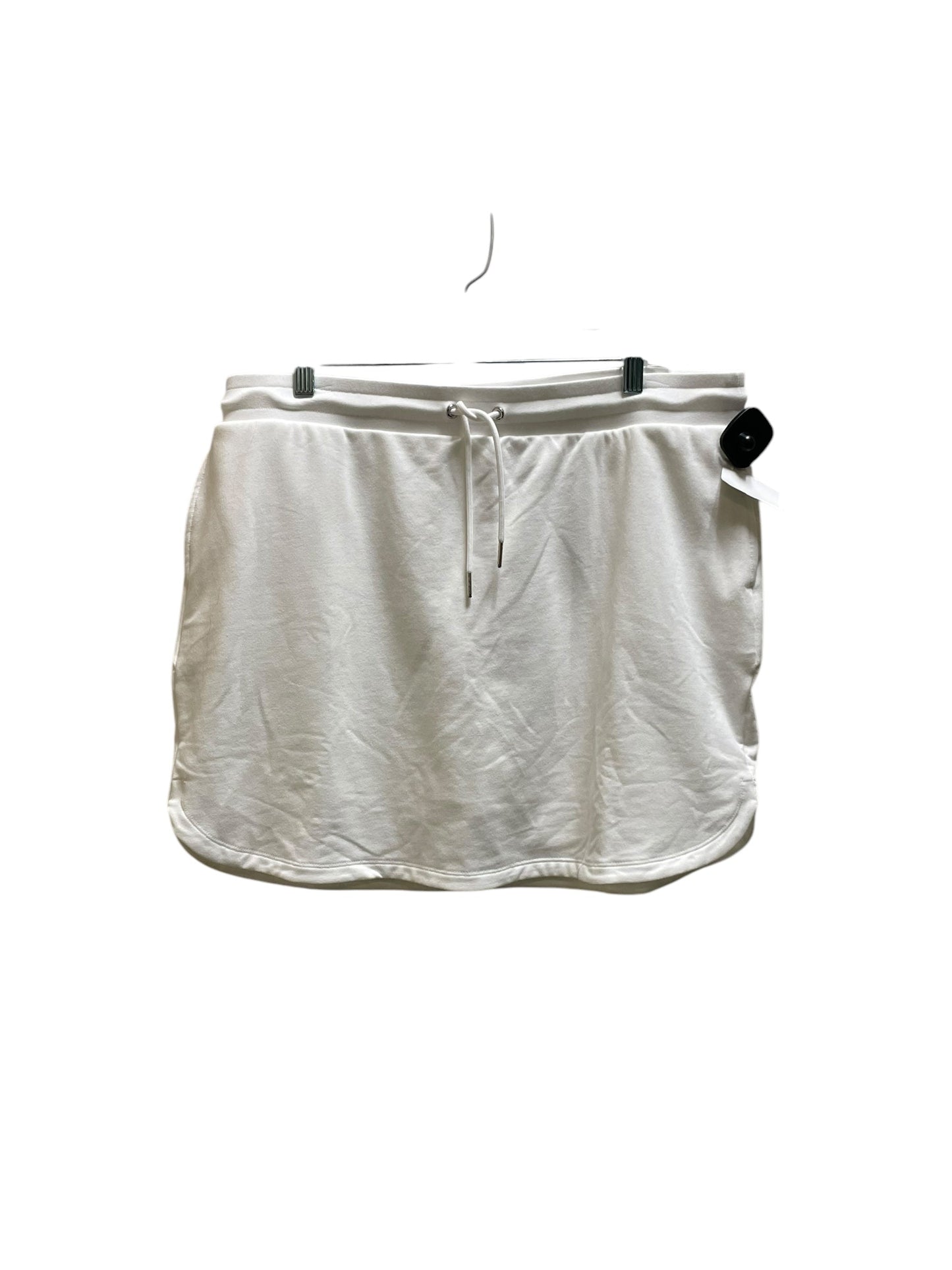 Skirt Mini & Short By Chicos In White, Size: 12