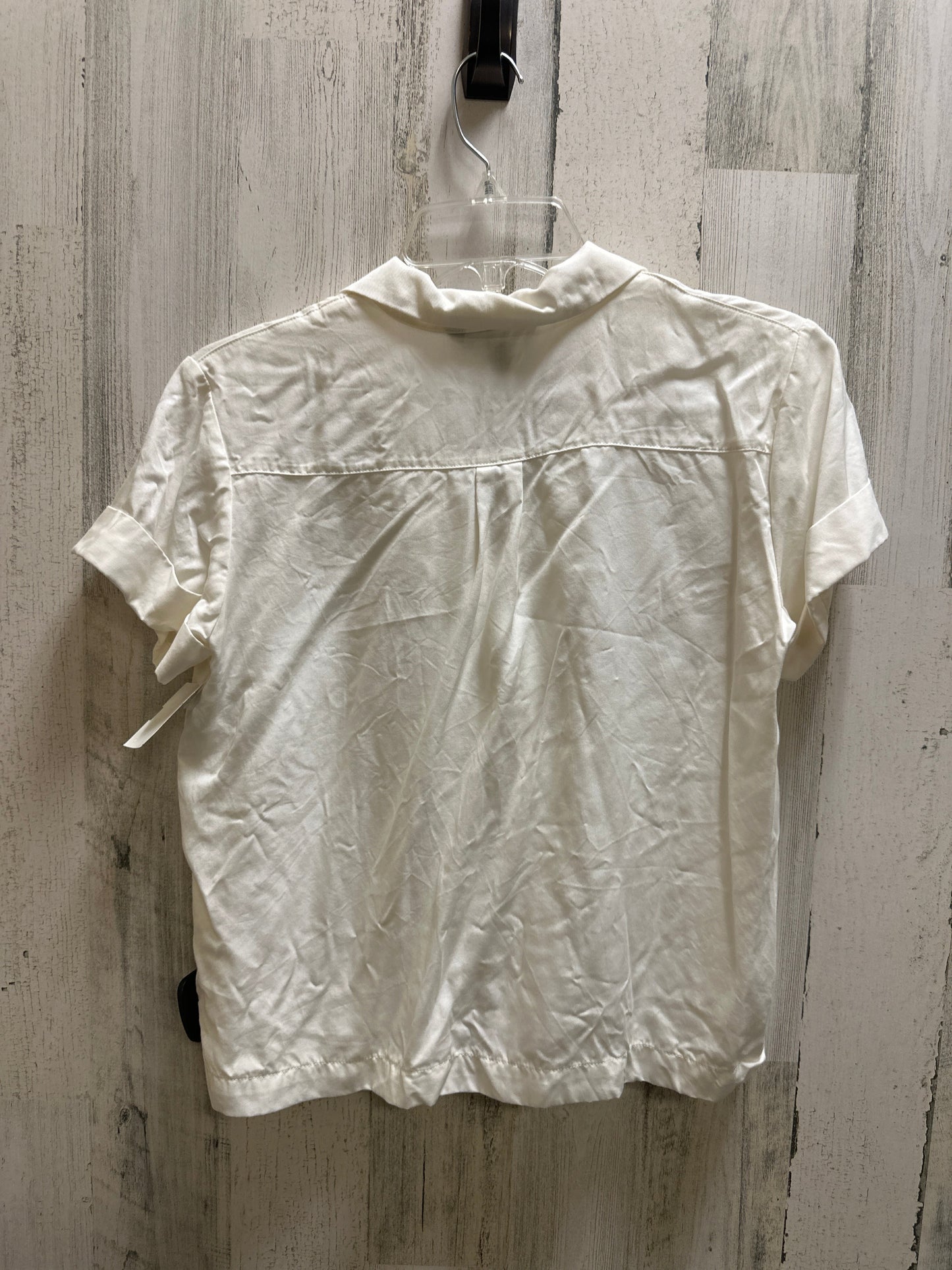 White Top Short Sleeve Banana Republic, Size Xs