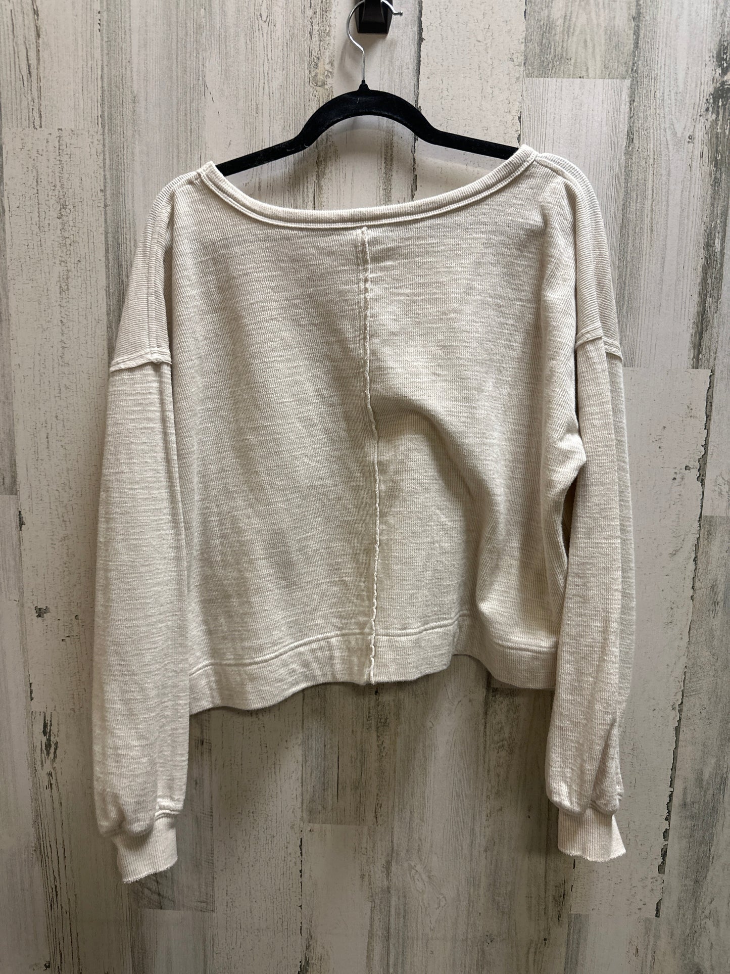 Tan Top Long Sleeve Aerie, Size S