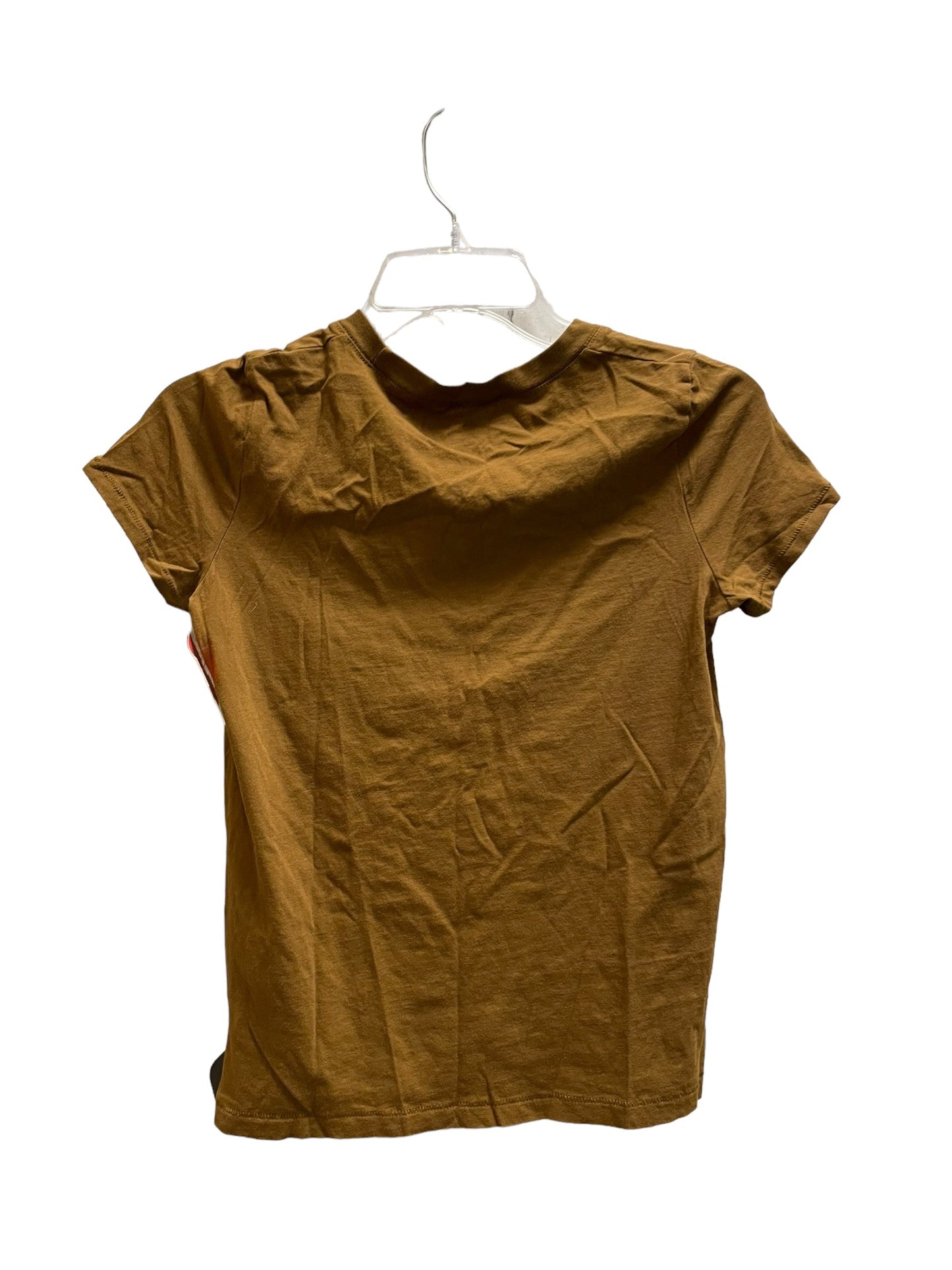 Top Short Sleeve By Madewell In Tan, Size: Xxs