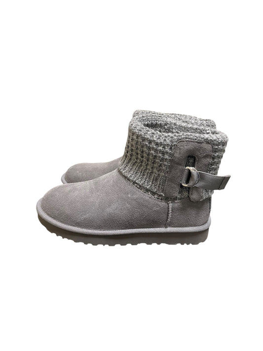 Boots Ankle Flats By Ugg In Grey, Size: 10