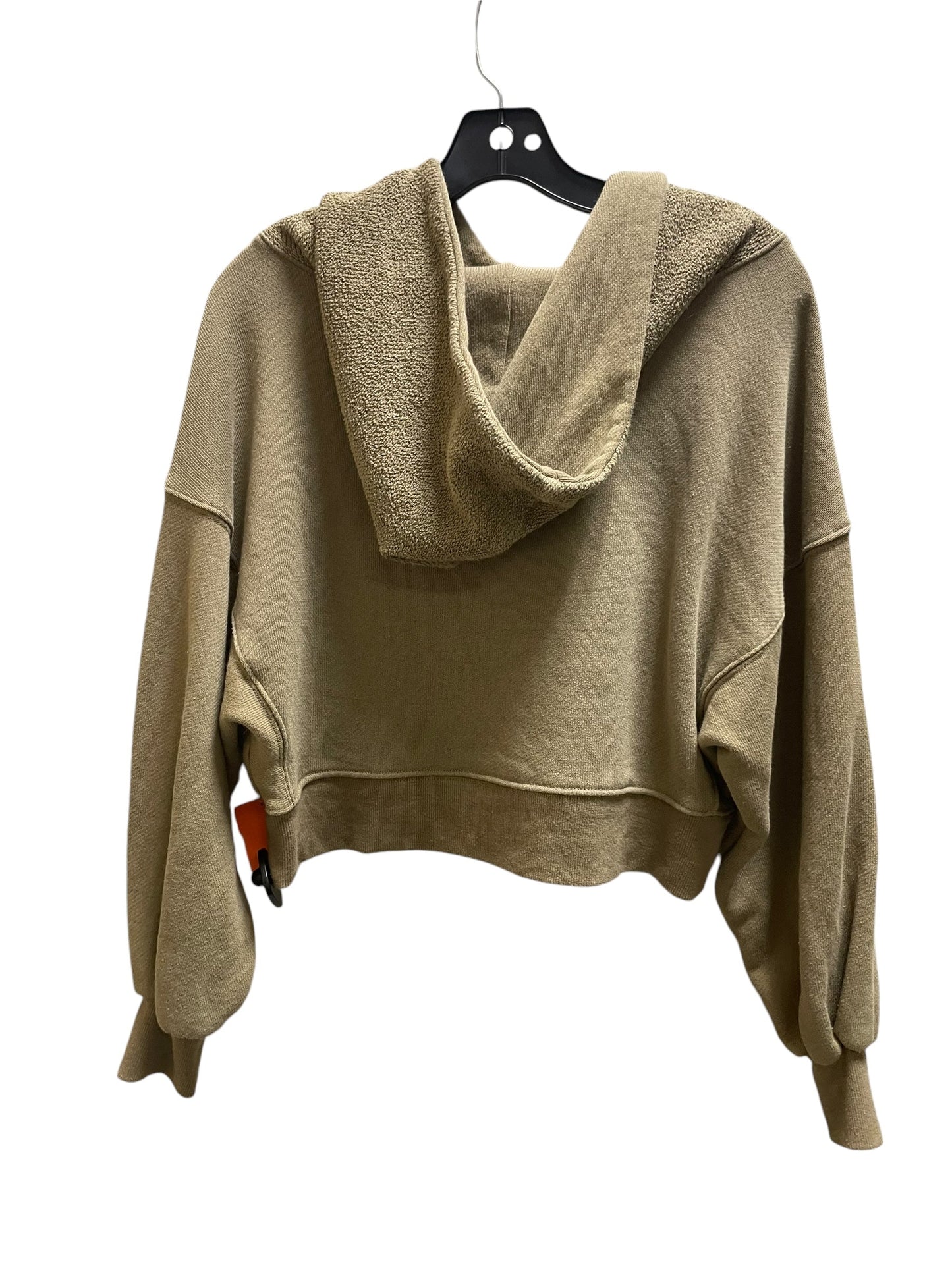 Sweatshirt Hoodie By Zenana Outfitters In Green, Size: S