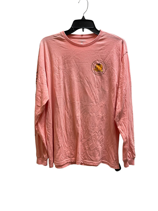 Top Long Sleeve By Simply Southern In Pink, Size: M