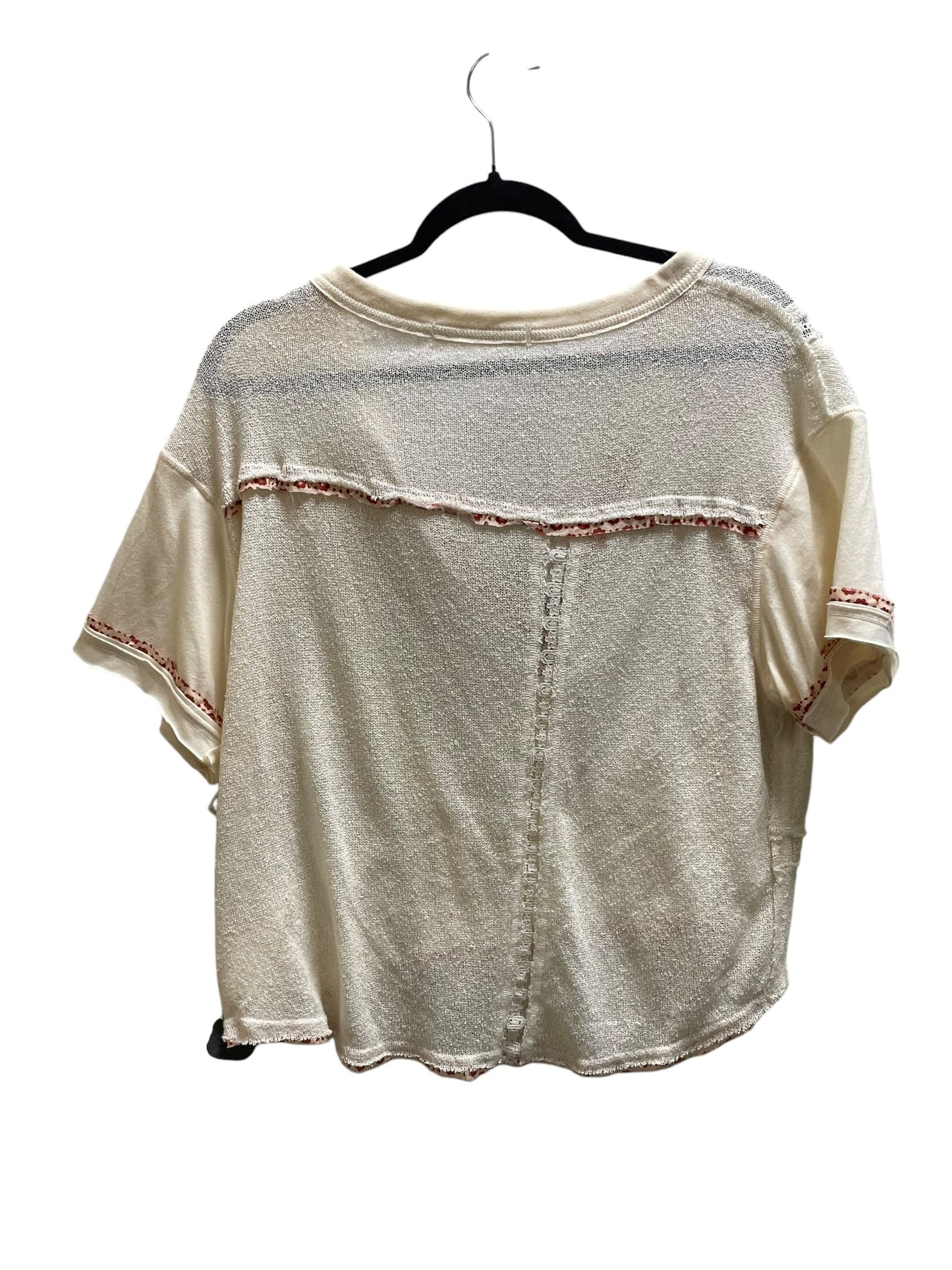 Top Short Sleeve By We The Free In Tan, Size: S