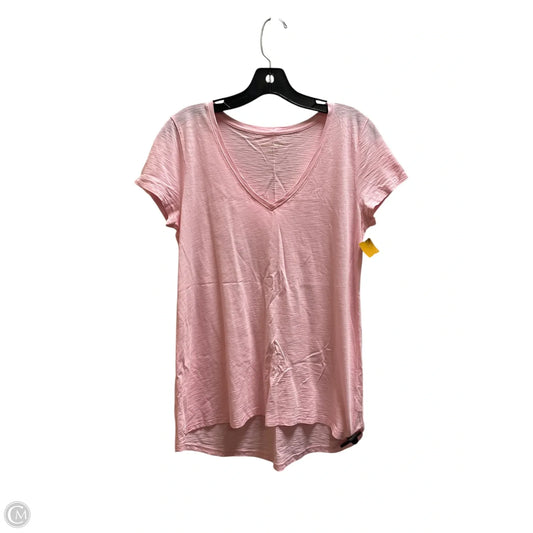Top Short Sleeve Designer By Lilly Pulitzer In Pink, Size: S
