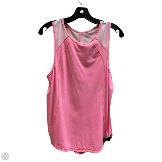 Athletic Tank Top By Lululemon In Pink, Size: S