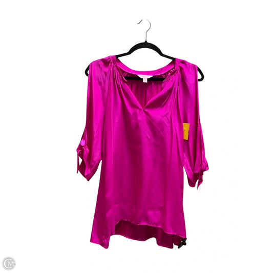 Top Long Sleeve Designer By Lilly Pulitzer In Pink, Size: S
