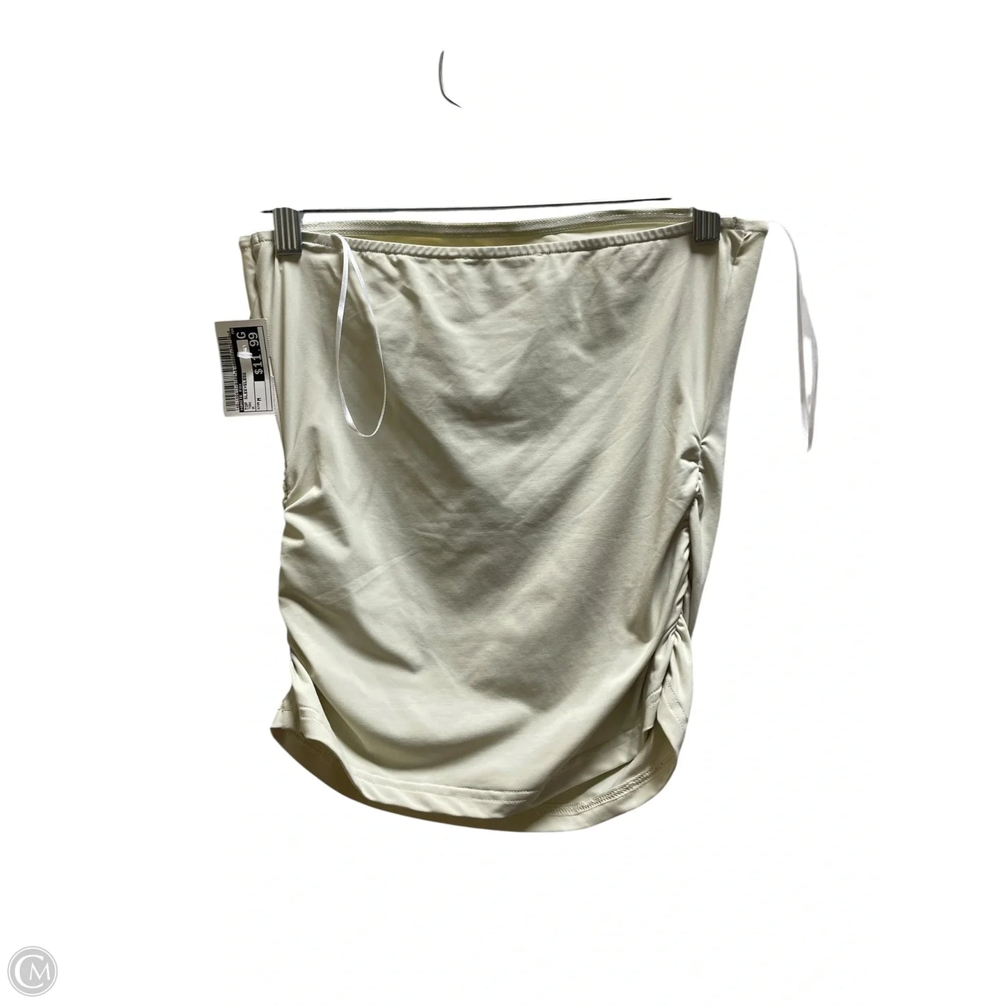Top Sleeveless By White Fox In Tan, Size: M
