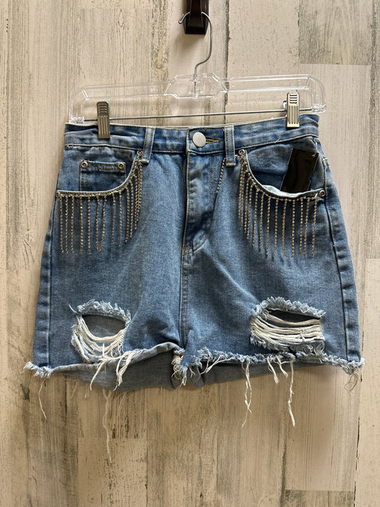 Blue Denim Shorts Pretty Little Thing, Size 8