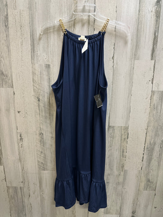 Blue Dress Casual Short Michael Kors, Size 1x