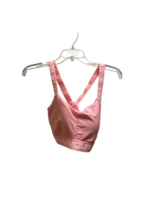 Athletic Bra By Under Armour In Pink, Size: Lp