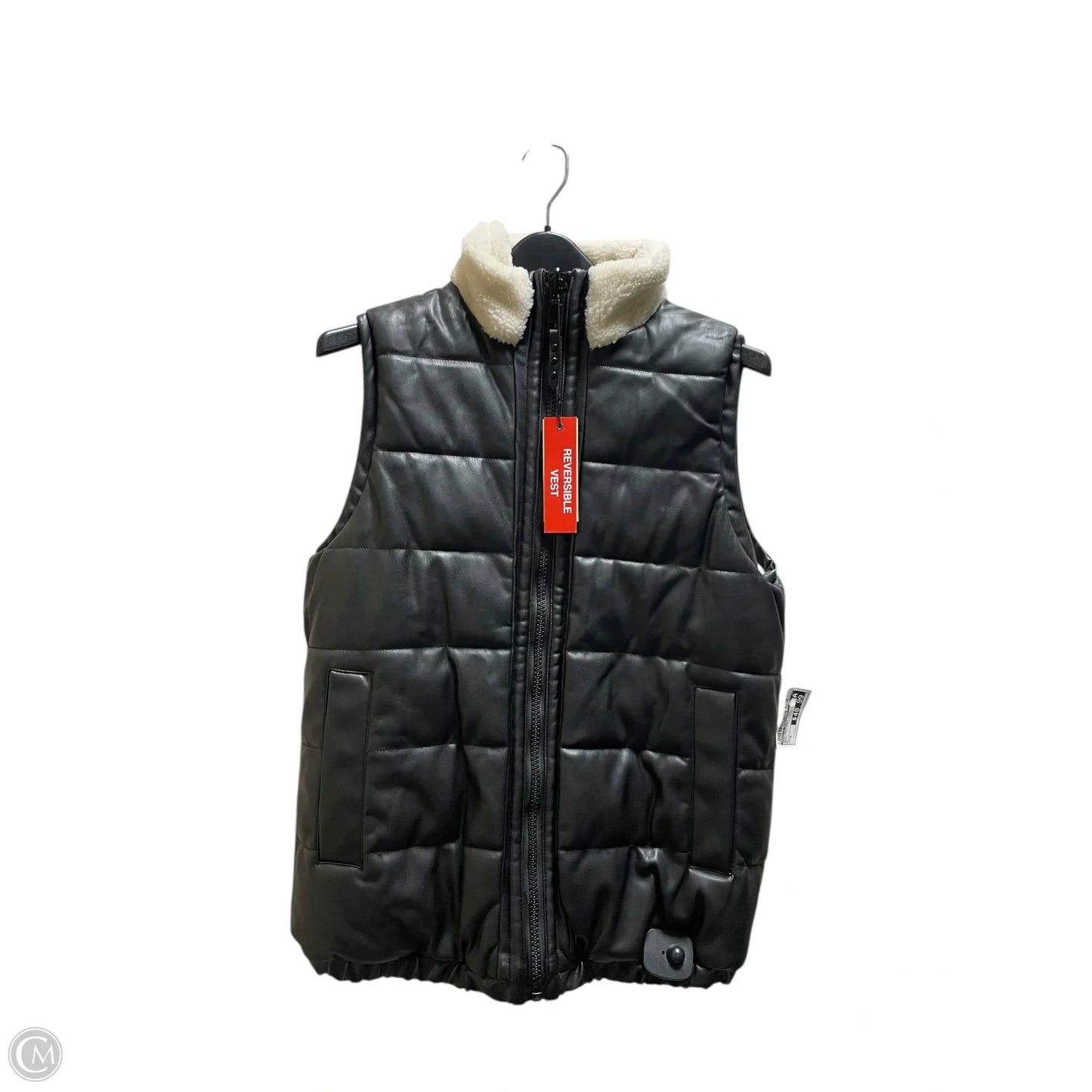 Vest Designer By Rebecca Minkoff In Black, Size: M