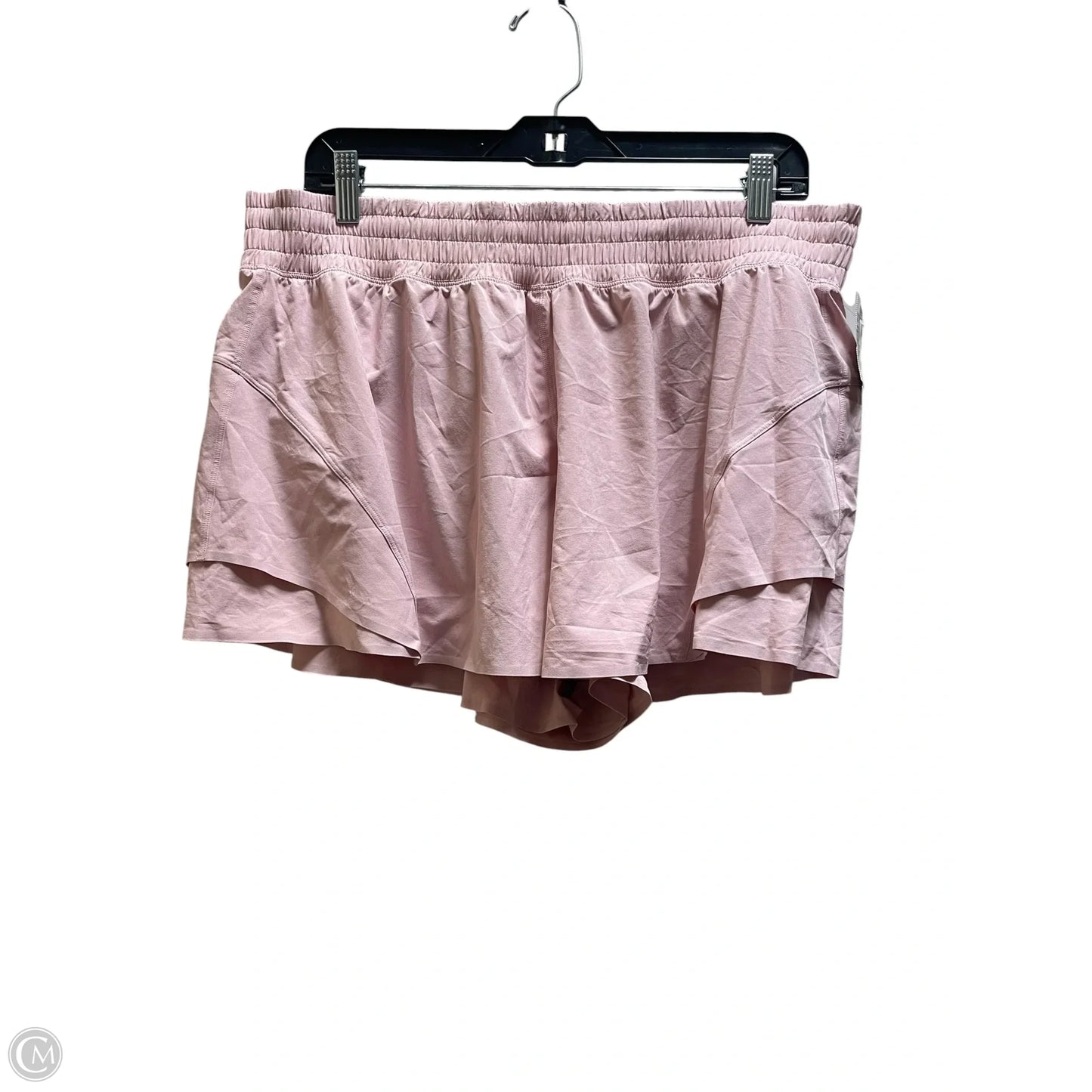 Athletic Shorts By Lululemon In Pink, Size: Xl