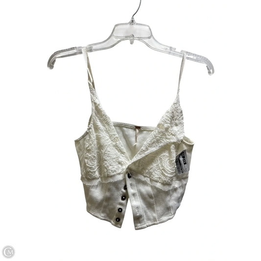 Top Sleeveless By Free People In Cream, Size: S