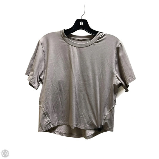 Athletic Top Short Sleeve By Lululemon In Pink, Size: S