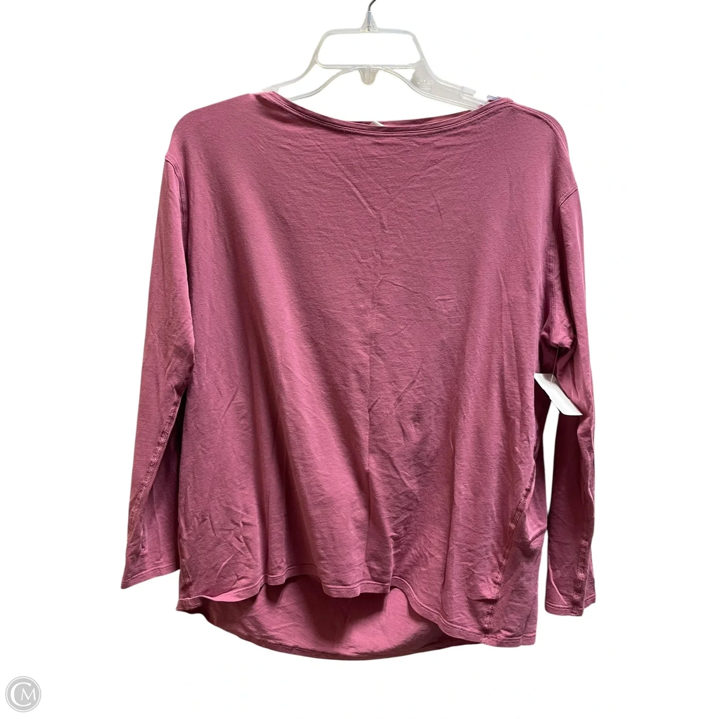 Top Long Sleeve By Lululemon In Pink, Size: 4