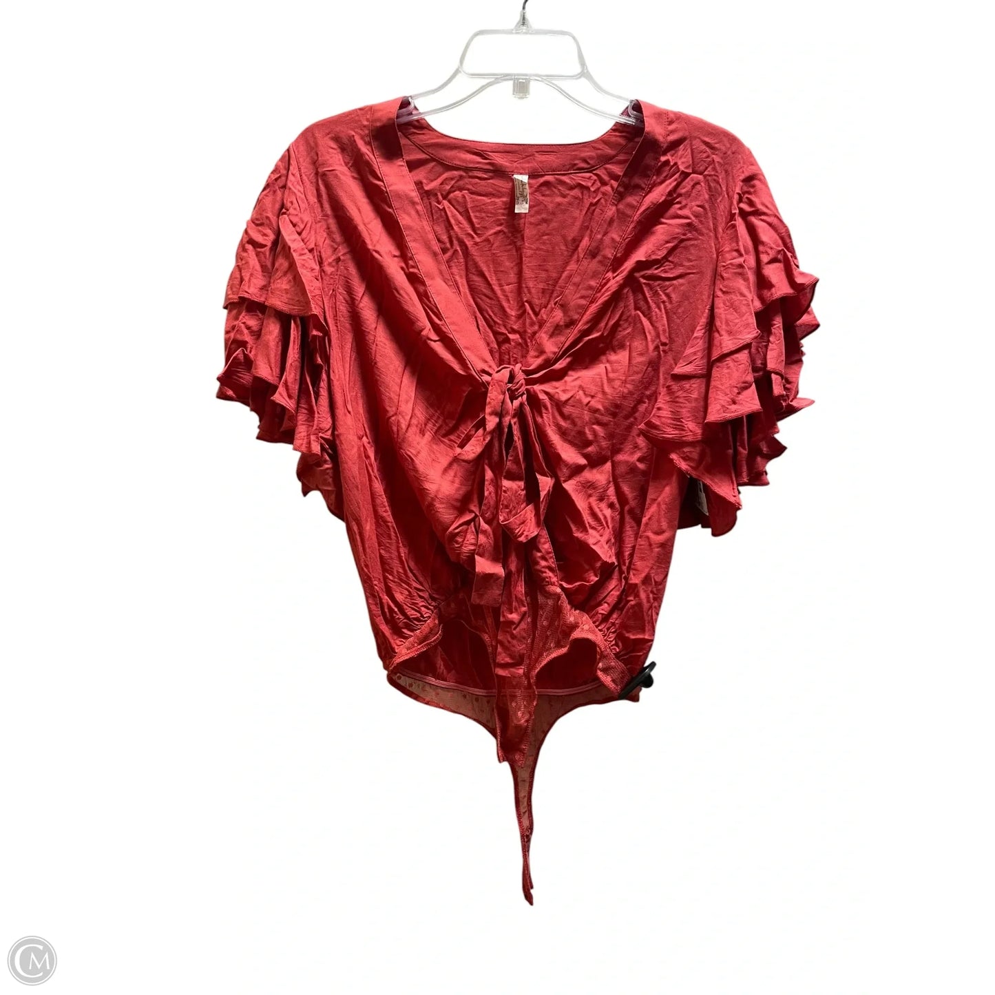 Top Short Sleeve By Free People In Red, Size: S