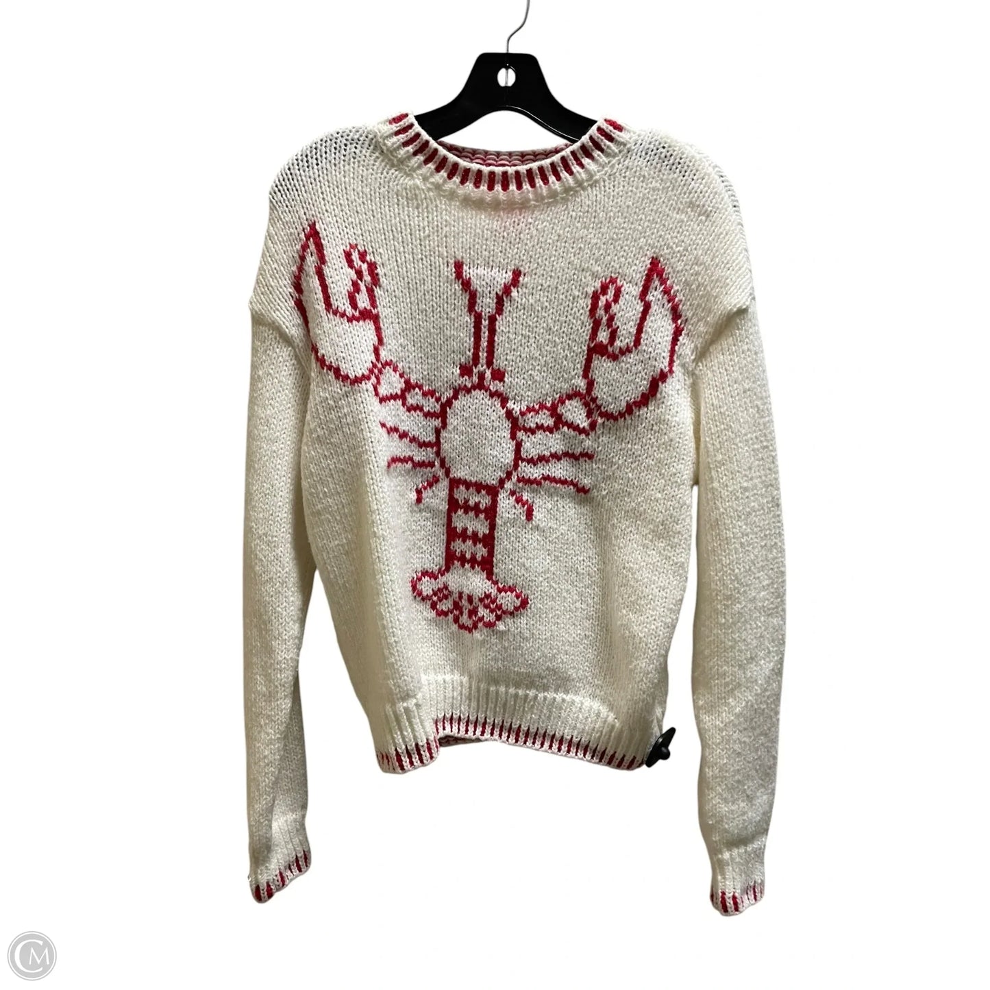 Sweater By Clothes Mentor In White, Size: M