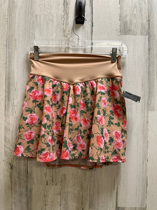 Floral Print Athletic Skirt Aerie, Size S