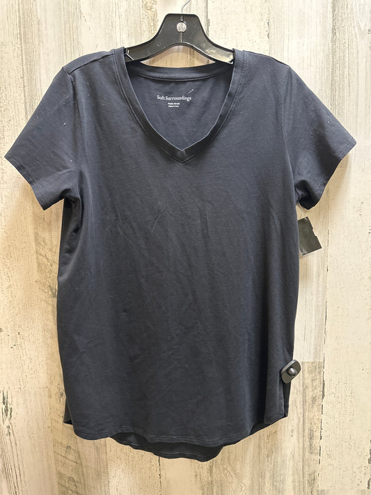 Black Top Short Sleeve Soft Surroundings, Size S