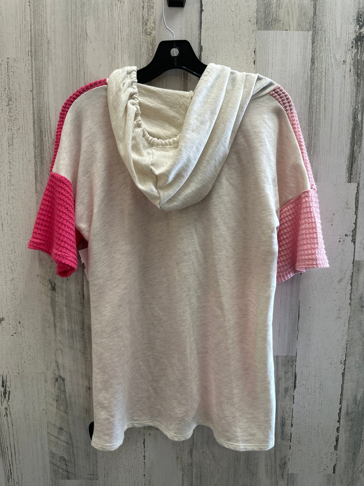 Pink Top Short Sleeve Clothes Mentor, Size S