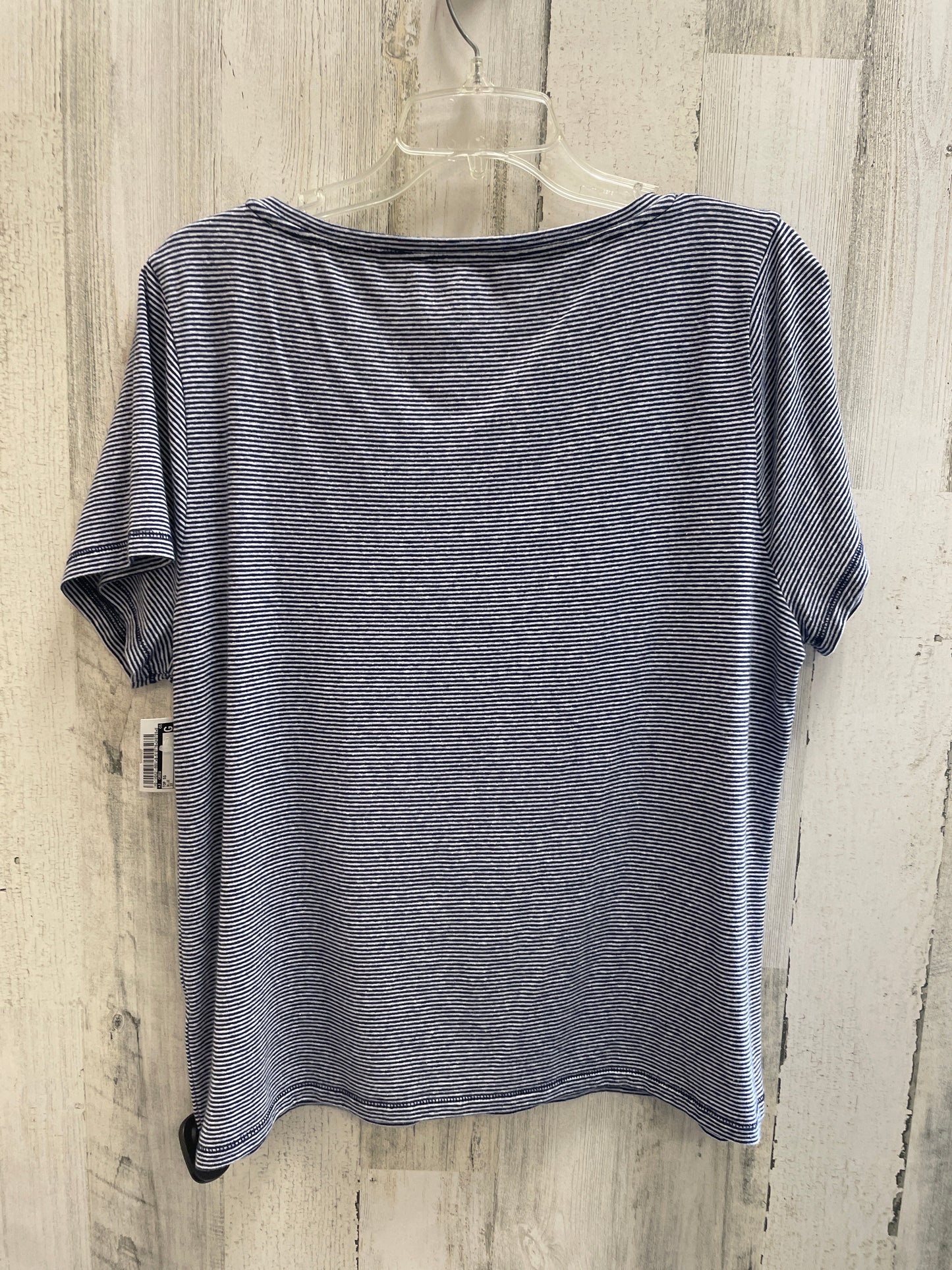 Blue Top Short Sleeve J. Crew, Size 2x