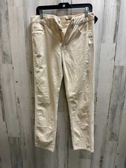 Cream Pants Corduroy Pilcro, Size 8