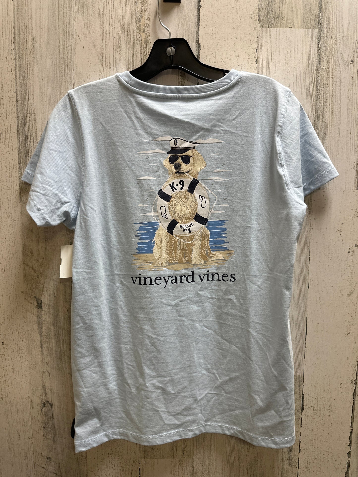 Blue Top Short Sleeve Vineyard Vines, Size S