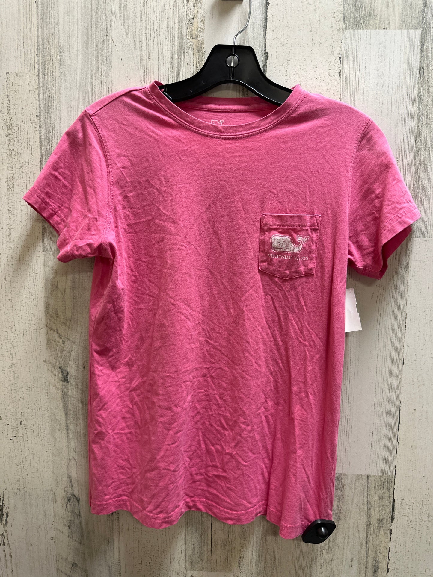 Pink Top Short Sleeve Vineyard Vines, Size Xs