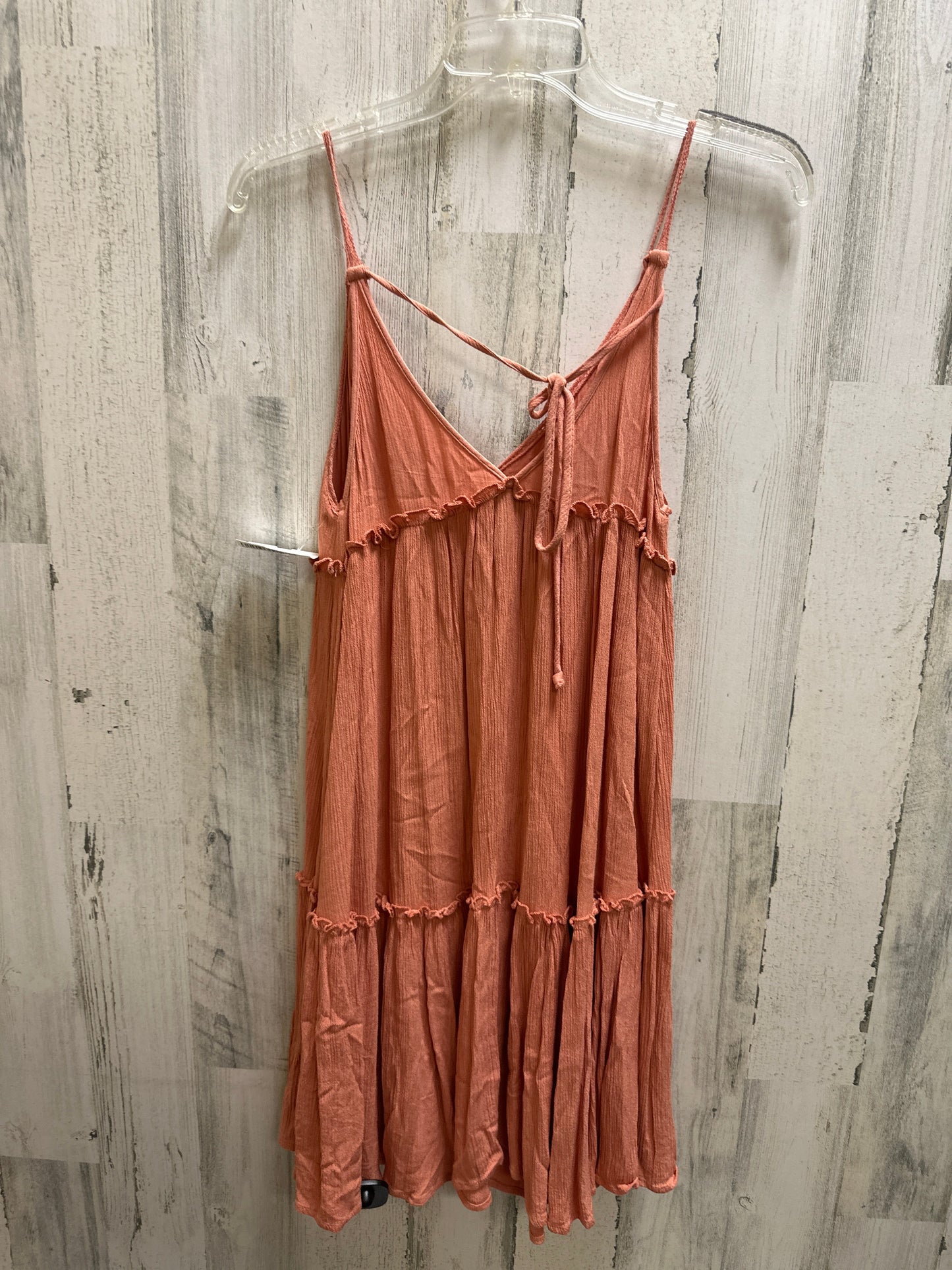 Orange Dress Casual Short Wild Fable, Size S