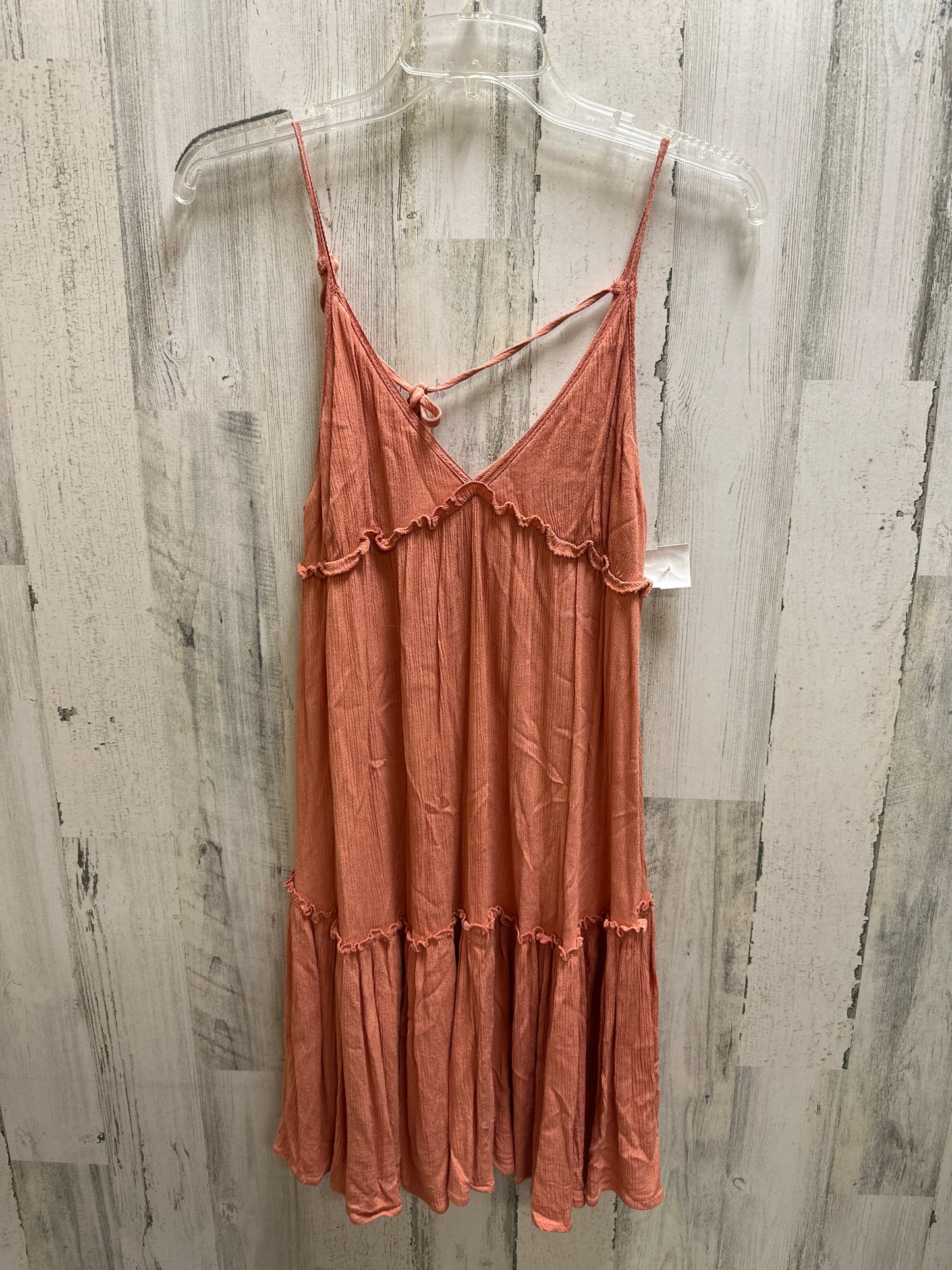 Orange Dress Casual Short Wild Fable, Size S