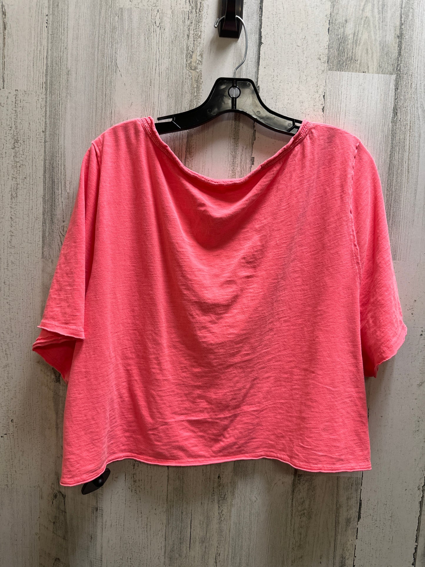 Orange Top Short Sleeve Aerie, Size 2x