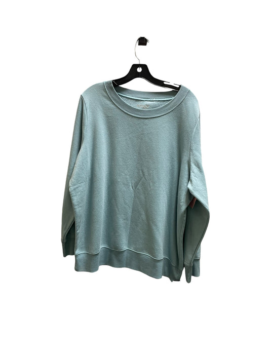 Sweatshirt Crewneck By Terra & Sky In Blue, Size: 1x