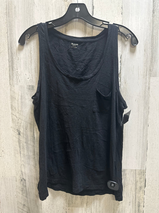 Black Top Sleeveless Madewell, Size M