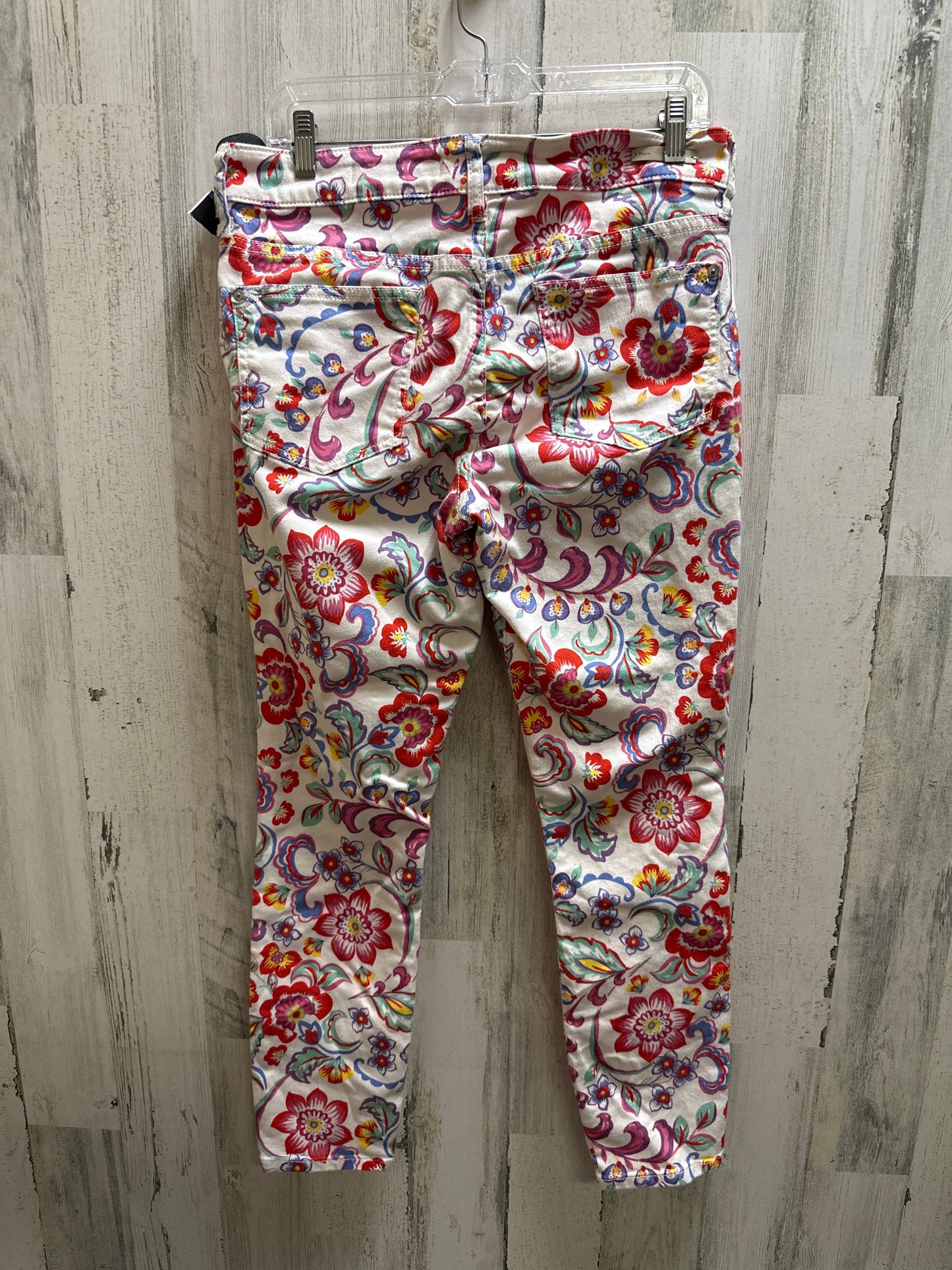 Floral Print Pants Dress Pilcro, Size 10