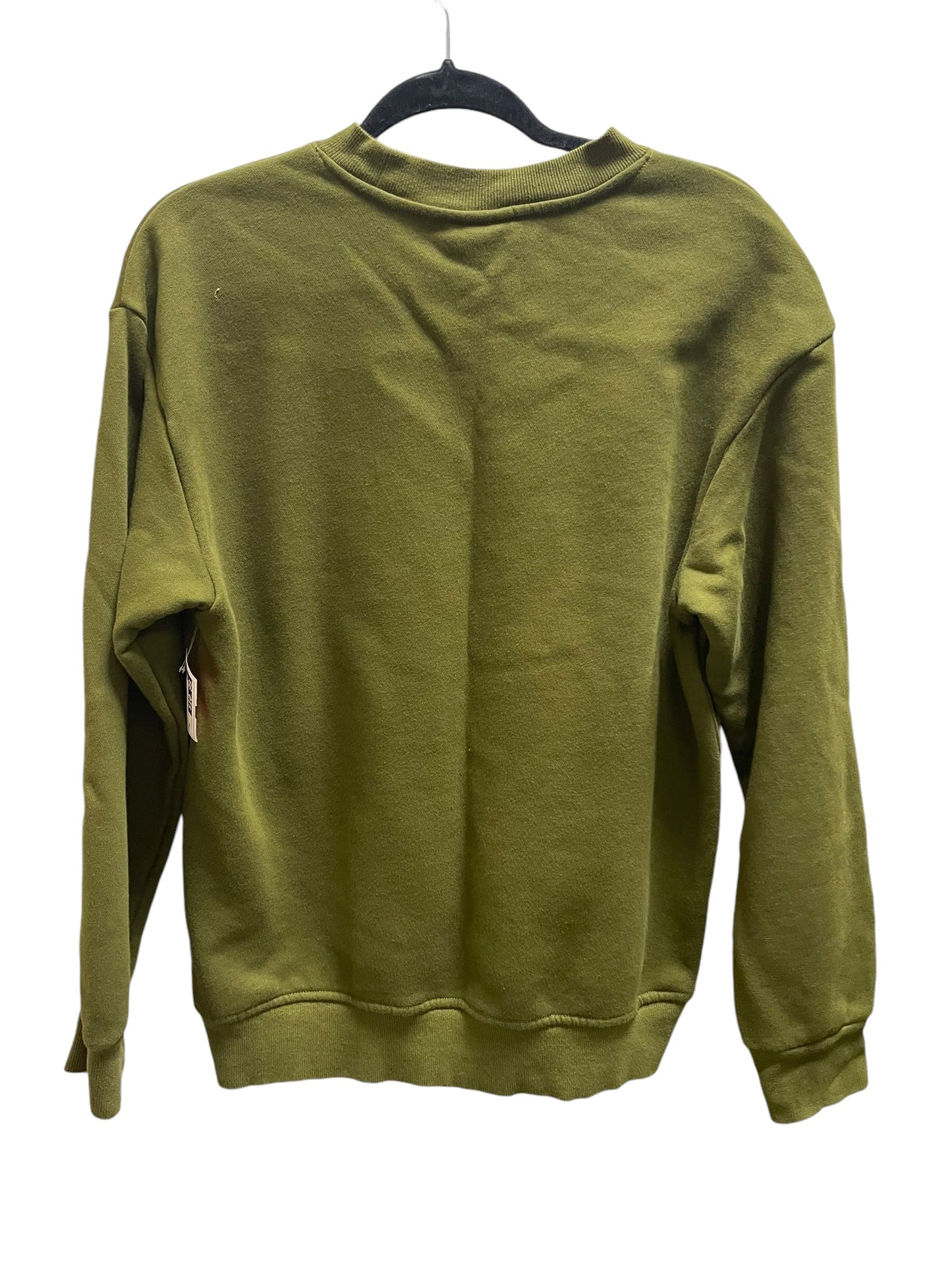 Sweatshirt Crewneck By H&m In Green, Size: S