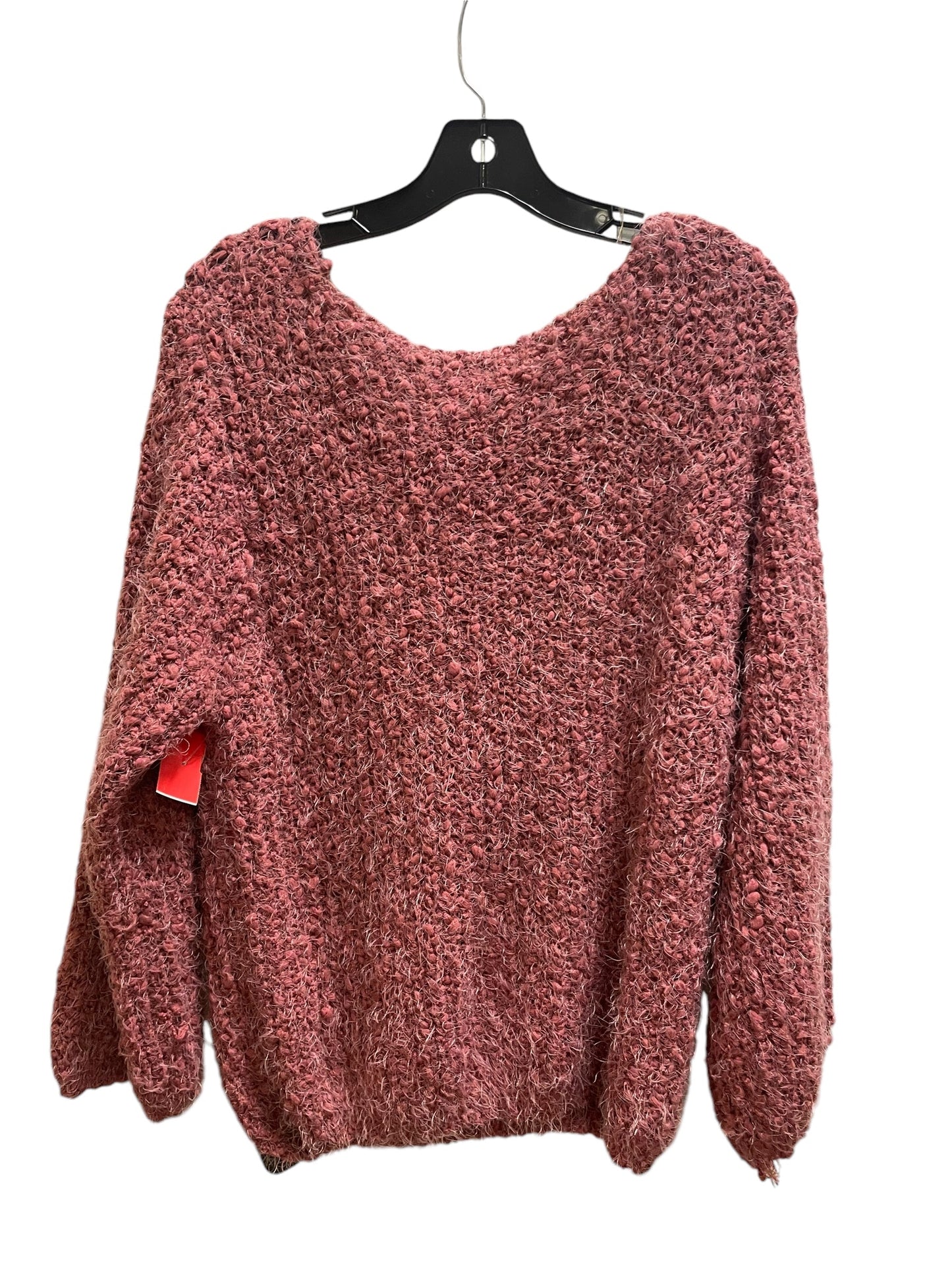 Sweater By Pol In Pink, Size: L